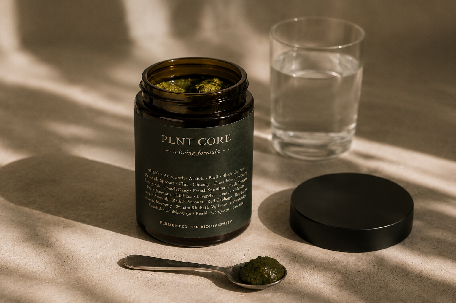 PLNT CORE – ein Glas